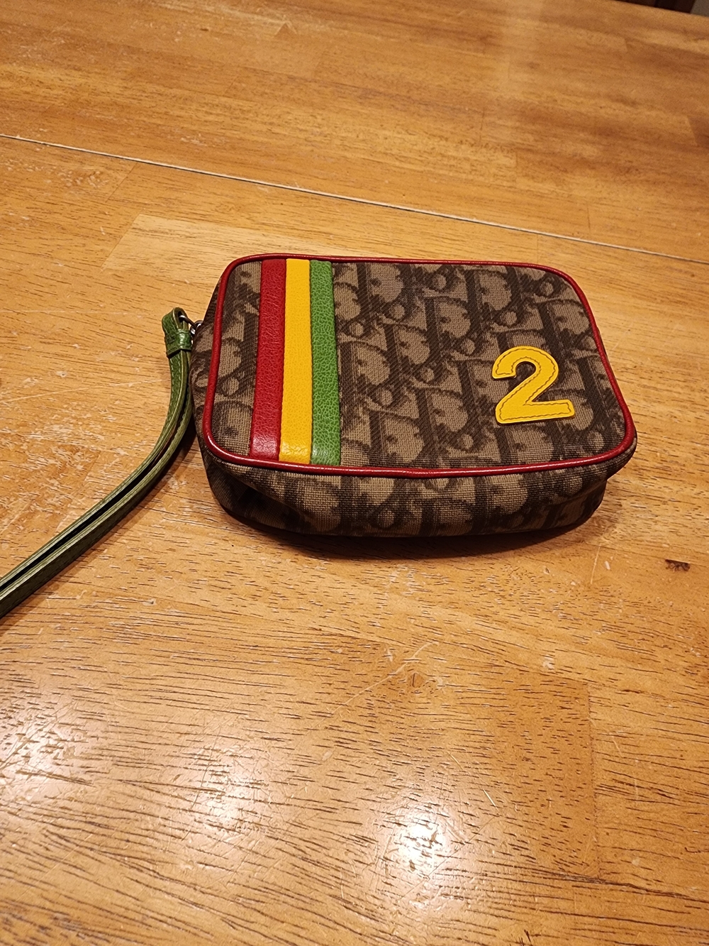 Christian Dior Trotter Rasta Wristlet from the 2004 John Gallo Collection